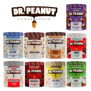 Pasta de Amendoim 650g Sabores - Dr Peanut com Whey Protein 6x Saches