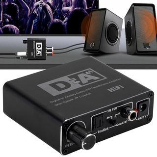 DAC Converter Digital Optical Coaxial Audio Converte Two-way Switch Audio Adapter