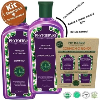 Antiqueda Phytoervas (Shampoo 250ml + Condicionador 250ml) Bétula Natural