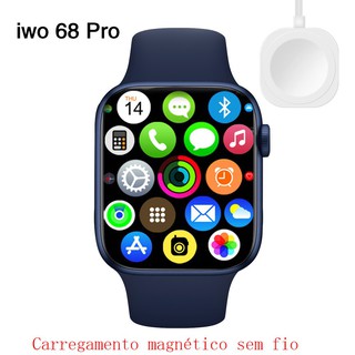 2021 Version Original W56 IWO 13 Pro Relógio Inteligente 44mm Série 6 Polegada Chamada Bluetooth Smartwatch Iwo 13 Freqüência Cardíaca Ecg Iwo 12 Pro