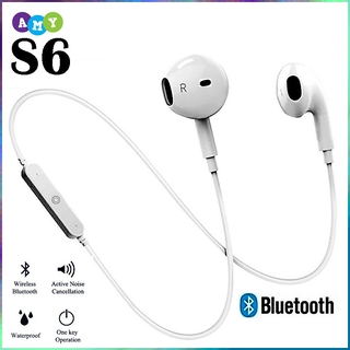 Fone / Fone De Ouvido S6 Universal Bluetooth 4.1 Sem Fio Intra-Auricular Esportivo