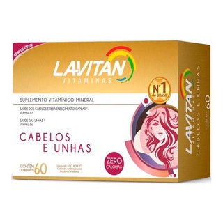 Lavitan Hair C/60 Cáps Vitamina Para Cabelos E Unhas (1)
