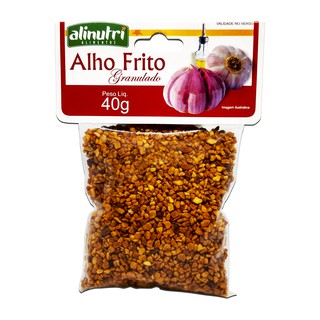 Alho Frito Granulado 40g Alinutri