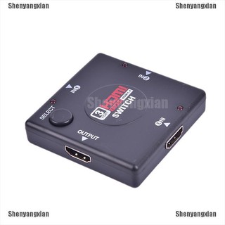 [Shenyangxian] Porta 3 1080P Hdmi Switcher Hdmi Adaptador Projetor Splitter Hdmi Interface (1)