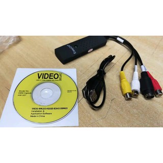 USB 2.0 Easy Cap Video TV DVD VHS DVR Adaptador de captura USB Video Capture Support Win8 Win10 para MAC IOS (3)