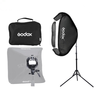 Softbox 60x60cm Flash Dedicado Speedlight Godox Com Difusor (3)