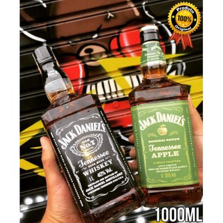 Whisky Jack Daniels Old 7 1 Litro + Jack Daniels Apple 1 Litro na Caixa Envio em 24 Horas