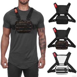 1PCS Men Tactical Waist Bag Tactical Vest Chest Pack Hip Hop Function Chest Rig Pack