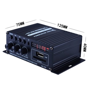Mini Amplificador De Potência De Áudio Ak370 Portátil Amplificador De Som Amp Para Carro E Casa (5)