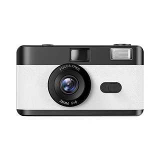 Câmera de filme vintage câmera de filme manual câmera de filme reutilizável com flash