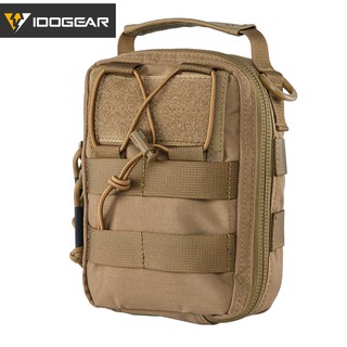 IDOGEAR Tactical Medical Pouch MOLLE First Aid EMT Utility Bag MOLLE webbing 3523