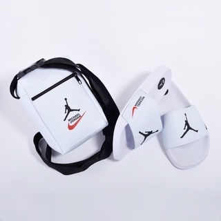 Kit Masculino Chinelo e Bolsa Adulto/Juvenil Bag Nike Jordan Lançamento