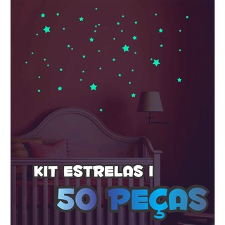 Kit 50 estrelas - Adesivos que brilham no escuro - Starfix Fotoluminescente