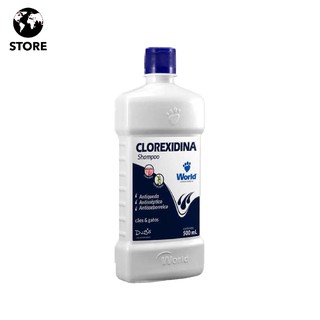 Shampoo Clorexidina 500ml Antiqueda world original