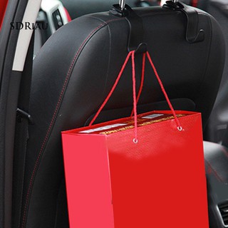 Assento De Carro De Volta Encosto De Cabeça Montar Saco Sundries Organizador Cabide Gancho De Plástico (4)