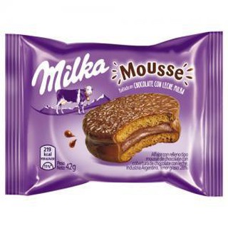 Milka Mousse - Alfajor Recheado Com Mousse De Chocolate