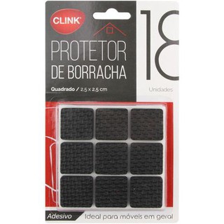 Protetor Adesivos Borracha Para Móveis Emborrachado 18 unidades CLINK (1)