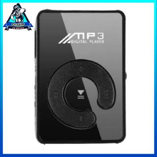 MP3 Player com Cartão de Memória SD/TF/USB Digital Portátil Esportivo Espelhado Presilha (5)