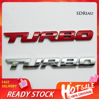 Decalque/Adesivo Com Letras De Metal/Liga 3D/Turbo Para Carro/Motocicleta
