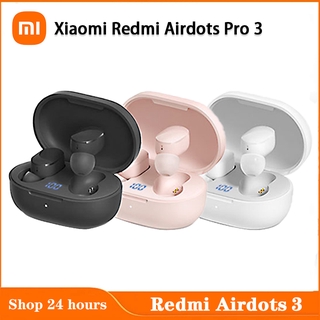 100% Xiaomi Redmi Airdots pro3 Phone Wireless Bluetooth 5.2 Fast Charging Earphone Stereo Bass With Mic Handsfree