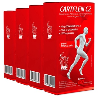 4x Cartflen C2 Colageno Tipo 2-60 Comprimidos Hf Suplements