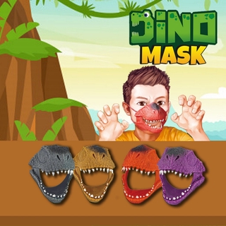 Dino Mask Máscara Dinossauro emborrachada com encaixe Kids Zone (1)