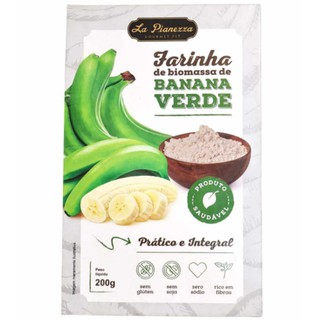 Farinha De Biomassa De Banana Verde 200g La Pianezza