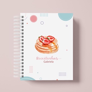Caderno Livro De Receitas Cozinhar Chefe personalizado