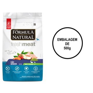 Ração Formula Natural Fresh Meat para Cães Sênior de Porte Mini e Pequeno 500g (1)