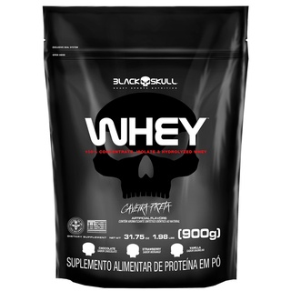 Whey Protein 3W Refil 900g - Black Skull (1)