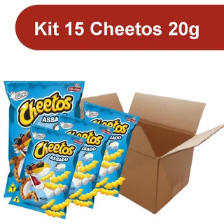 Kit 15 pacotes de Biscoito Salgadinho Cheetos Assado 22g (1)