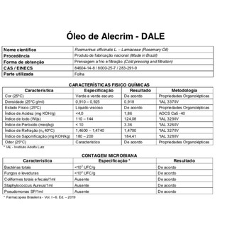 Óleo Vegetal de Alecrim 100mL | Relaxante, Anti Rugas e Anti Caspa - 100% Natural e Puro (6)