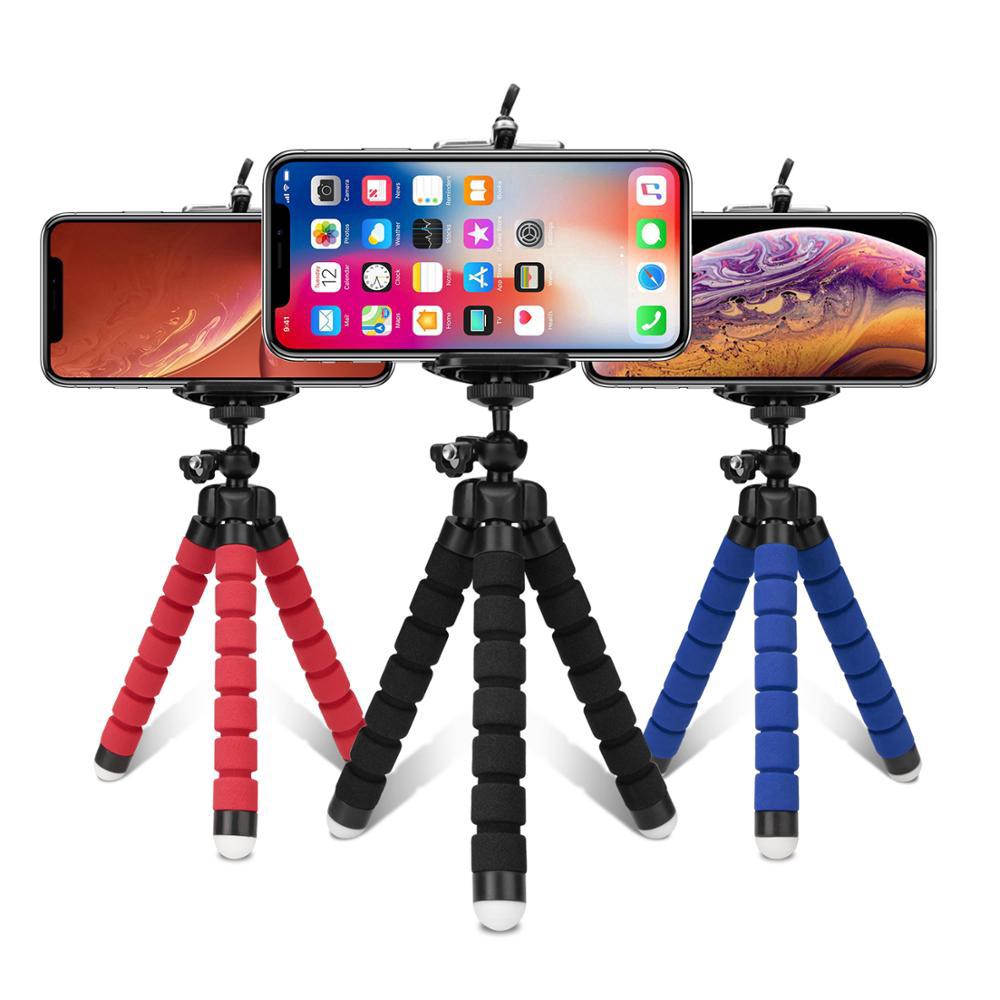 Tripé Adaptador Para Gopro Mini Suporte Flexível Selfie Vara Câmera Do Telefone Polvo Stander (1)