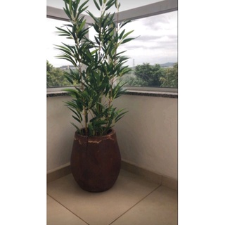 haste de bambu artificial 1 unidade de 1metro de Altura/o vaso não acompanha (4)