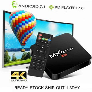 TV Box MXQ Pro Android 7 1 Chip Rk3229/EU 1G 8G/4K/HD/Internet TV