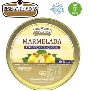 Marmelada Diet Zero adição de Açúcar 540gr - Reserva de Minas (1)