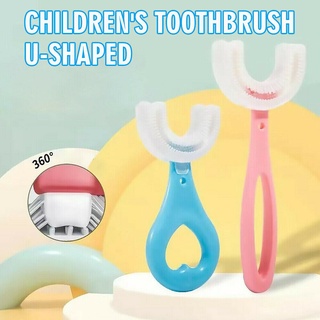 Children's U-shaped 360-degree toothbrush, children's teeth cleaning