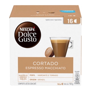 Caixa Nescafé Dolce Gusto - Café Cortado 16 Capsulas