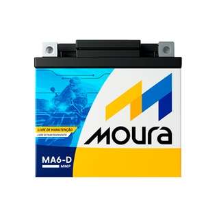 Bateria de Moto Moura MA6D Honda Cb 300, Twister, Xre 300 e Yamaha Fazer e Lander