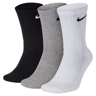 Kit com 10 Pares de meias masculina Nike cano médio algodao com elastano