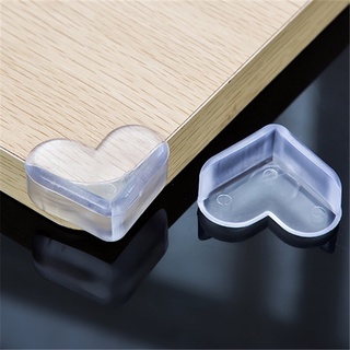 Furniture Table Corner Protector Desk Corner Pad Baby Table Safety Soft Bumper Bar Heart-shaped Protective Cover Safety Products【bluesky1990】 (3)