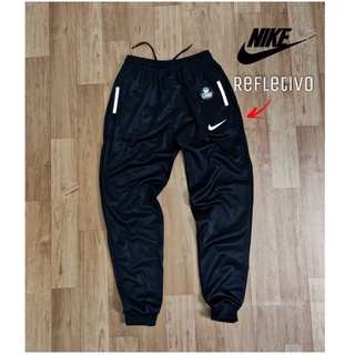 Calça Nike Masculina Com Bolso Promoção Jogger Envio Imediato Preta Logo Refletivo (8)
