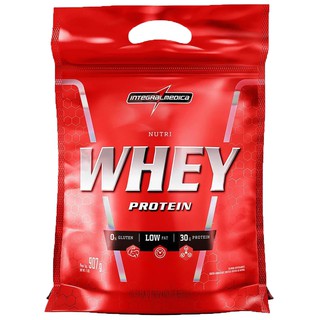 Whey Protein Nutri Integral Medica Hipercalórico Suplemento Alimentar Refil 907g Proteína Hipertrófico