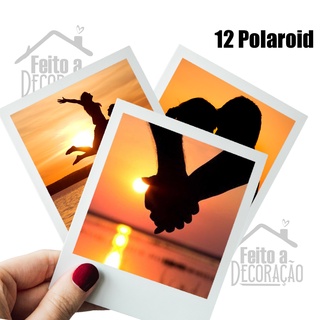 kit 12 fotos POLAROID, dia dos pais, presente, fotos, revelação impressão alta qualidade, casal, namorados, foto polaroide