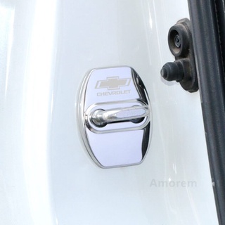 4pçs Carro Tampa De Bloqueio De Porta De Aço Inoxidável Chevrolet Onix Plus Cruze Tracker S10 Spin acessórios (2)