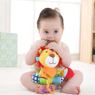 Cute Baby Toys Soft Newborn Kids Toys Animal Baby Mobile Stroller Toys Plush Playing Doll Brinquedos Bebes