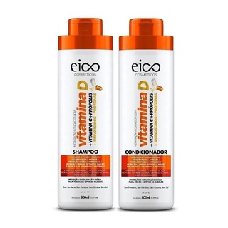 Kit Eico Vitamina D Shampoo + Condicionador 800ml