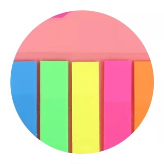 (100 Folhas / 50 x 13 mm) Marcador de Página Flag Plastico 5 cores Fluorescentes Adesivo AutoAdesivo 5 Unidades (3)