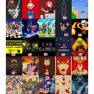 Quadros Geek Placas decorativas Gamers /Marvel/Naruto/DBZ/Jogos/series/DC e outros (3)