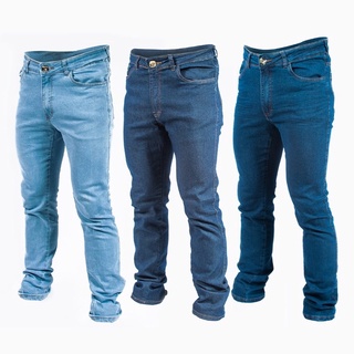 Calça Jeans Masculina Slim Elastano Lycra Reffine Jeans LOJADAQIU2